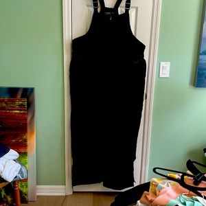 Bass creek outfitters insulated overall ski attire size 2x black with pockets